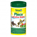 Корм для крупных травоядных донных рыб Tetra Pleco Spirulina Wafers пластинки, 250 мл