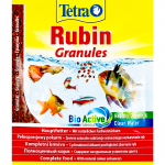Корм для усиления насыщенности окраса Tetra Rubin Granules гранулы, пакет 15 г