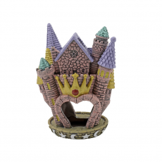 Декорация "Сказочный замок фиолетовый" 9*6.5*12 см