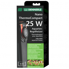 Нагреватель Nano Thermo Compact 25W для пресноводных и морских нано-аквариумов 10-30 л, 25 Вт