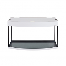 Аквариум AquaPlus LUX LED Ф115 белое дерево (800х350х490-6) фигурный, 110 л., со светодиодным модулем AQUAEL LEDDY TUBE Retro Fit Sunny 1х16 W