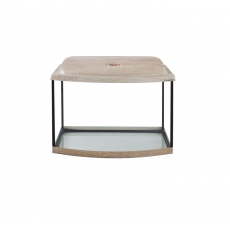 Аквариум AquaPlus STD Ф50 дуб сонома (500х300х410-5) фигурный, 46 л, со светодиодным модулем AQUAEL LEDDY TUBE Retro Fit Sunny 8 Вт