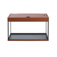 Аквариум AquaPlus LUX LED П120 итальянский орех (800х350х490-6) прямоугольный, 115 л., со светодиодным модулем AQUAEL LEDDY TUBE Retro Fit Sunny 1х16 W