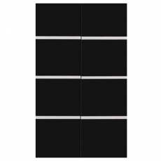 Дверки Ф-250 для подставки ALTUM 135/450/ ALTUM PANORAMIC 135/450 (чёрная шагрень), 2 шт