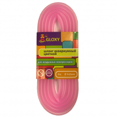 Шланг воздушный GLOXY Розовый 4/6 мм, длина 4 м