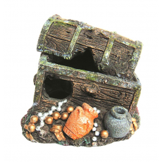 Декорация пластиковая PRIME Сундук с сокровищами 7.5X7X6.5 см