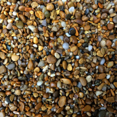 DECOTOP Tigris -Натуральный желтый гравий, 2-10 мм, 6 кг/4 л