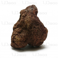 UDeco Brown Lava M - Натуральный камень "Лава коричневая" для оформления аквариумов и террариумов, 1 шт.