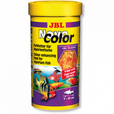 Корм основной JBL NovoColor в форме хлопьев для особенно яркой окраски рыб, 100 мл (18 г)