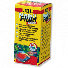 Корм жидкий JBL NobilFluid Artemia с артемией для мальков икромечущих аквариумных рыб, 50 мл