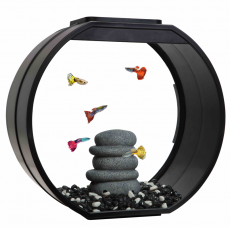 Аквариум AA-Aquariums Deco O UPG, 20л, черный, 395х187х375 мм