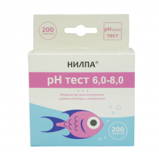 Тест pH 6,0-8,0 НИЛПА для измерения уровня кислотности воды