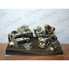 UDeco Leopard Stone MIX SET 30 - Натуральный камень "Леопард" для оформления аквариумов и террариумов, упаковка 30 кг