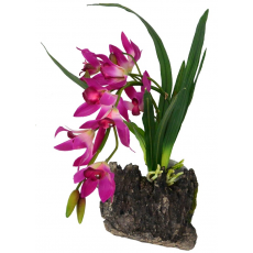LUCKY REPTILE Декоративное растение "Orchid purple", фиолетовое, 40см