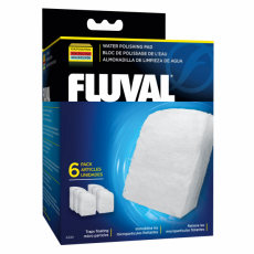 Губка механической очистки для фильтров Fluval 306/406/307/407 (синтепон) 6 шт.