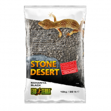 Грунт пустынный с глиной EXO TERRA Bahariya Black Stone Desert черный 10 кг