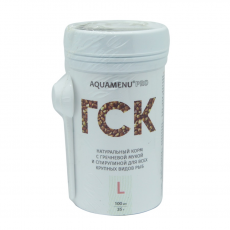 Корм ГСК L AQUAMENU PRO 100 мл (35 г) натуральный, с гречневой мукой и спирулиной