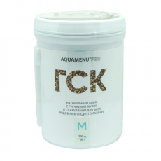 Корм ГСК M AQUAMENU PRO 250 мл (90 г) натуральный, с гречневой мукой и спирулиной