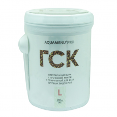 Корм ГСК L  AQUAMENU PRO 250 мл (90 Г) натуральный, с гречневой мукой и спирулиной