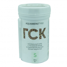Корм ГСК S AQUAMENU PRO 100 мл (35 г) натуральный, с гречневой мукой и спирулиной