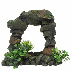 AQUA DELLA Декорация для аквариума "Арка каменная", серая, 27х13x25см (Бельгия)