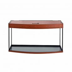 Аквариум AquaPlus LUX Ф170 (1000х400х560-6/8), 165 л. фигурный, с лампами Т8 2х30 Вт, итальянский орех