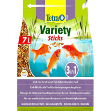 Корм для прудовых рыб Tetra Pond Variety Sticks смесь из 3-х видов палочек, 7 л (1020 г)