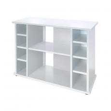 Подставка Biodesign ALTUM 200/ CRYSTAL 210 (белая) без дверок, ЛДСП 16/22 мм, 101x46x79 см