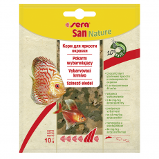 Корм для яркой окраски рыб Sera SAN хлопья, 10 г (пакетик)