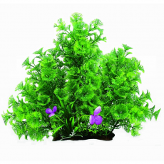 Искусственное растение с сиреневыми цветами 40см (YM-8080)