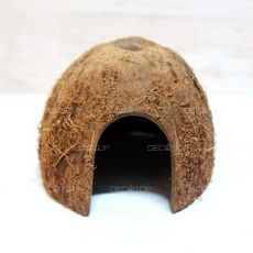 DECOTOP Coco Cover Endo 1/2 S-1D - Укрытие из плода кокоса 8-10 см, отверстие снизу