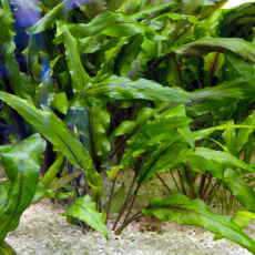 Криптокорина Вендта зеленая (с грузом)