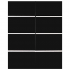 Дверки Ф-300 для подставки ALTUM 200/450/700/ ALTUM PANORAMIC 200/450/700 (чёрная шагрень), 2 шт