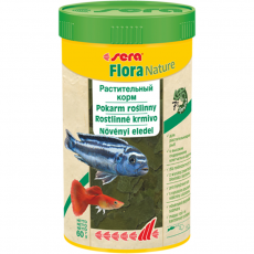 Корм для растительноядных рыб Sera Flora Nature 250 мл (60 г)