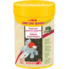 Корм для золотых рыб в гранулах Sera GOLDY Color Spirulina 100 мл (39 г)