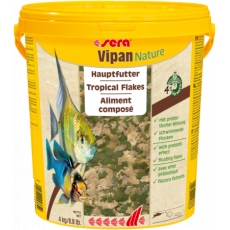 Корм для рыб основной в хлопьях Sera Vipan Nature, ведро 10 л (2 кг)