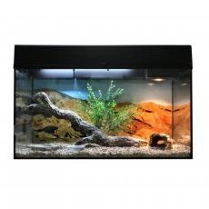 Террариум LUCKY REPTILE Стартовый комплект для Бородатых Агам, черный, 80х40х52 см