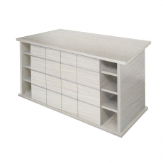 Подставка Biodesign ALTUM 450/ CRYSTAL 500, (белёный дуб), без дверок,  151х56х79 см, регул-мые опоры