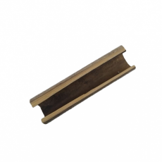 DECOTOP Bambusa Tube 1/2 XXS - Половинка стебля бамбука, 15-20 x 4-6 x 2-4 см