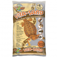 Субстрат ZOO MED Vita Sand Sahara Slate, витаминизированный кальциенизированный для террариума, 4,5 кг
