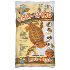 Субстрат ZOO MED Vita Sand Sonoran White, витаминизированный кальциенизированный для террариума, 4,5 кг