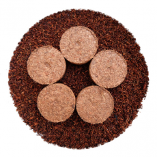DECOTOP Coco Coir S Tab - Субстрат из оболочки кокосового ореха, 1-5 мм, 200 г/0.4=4 л