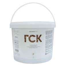 Корм ГСК F AQUAMENU PRO ведро 11 л (2 кг) натуральный, с гречневой мукой и спирулиной