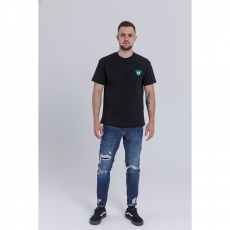 Футболка чёрная EXODESIGN "Глаз рептилии", XL
