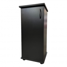 Пoдставка  Aqua Plus, 320х320х720 мм, 1 дверка  ДСП, черная , собранная