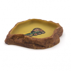 Кормушка-камень пластиковая Exo Terra Feeding Dishes большая, 19х22х3.5 см