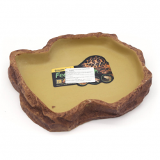 Кормушка-камень пластиковая Exo Terra Feeding Dishes экстра-большая, 21х27х4 см