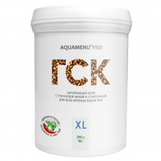 Корм ГСК XXL AQUAMENU PRO, 250 мл (90 Г), для большинства крупных видов рыб