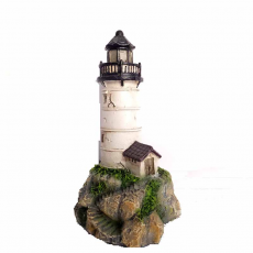 Грот Маяк белый, 6.7х6х10.6 см