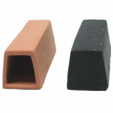 Грот-укрытие керамическое 12.4х5.2х4.2 см (черный)